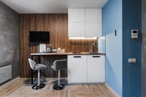 Квартира CityApartments Akademmistechko Kyiv. Улучшенный двухместный +2    44/3 5